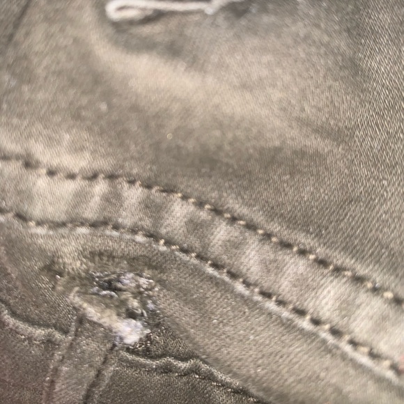 Zara Army Green Skinny Jeans With Zipper Detail - Picture 10 of 10